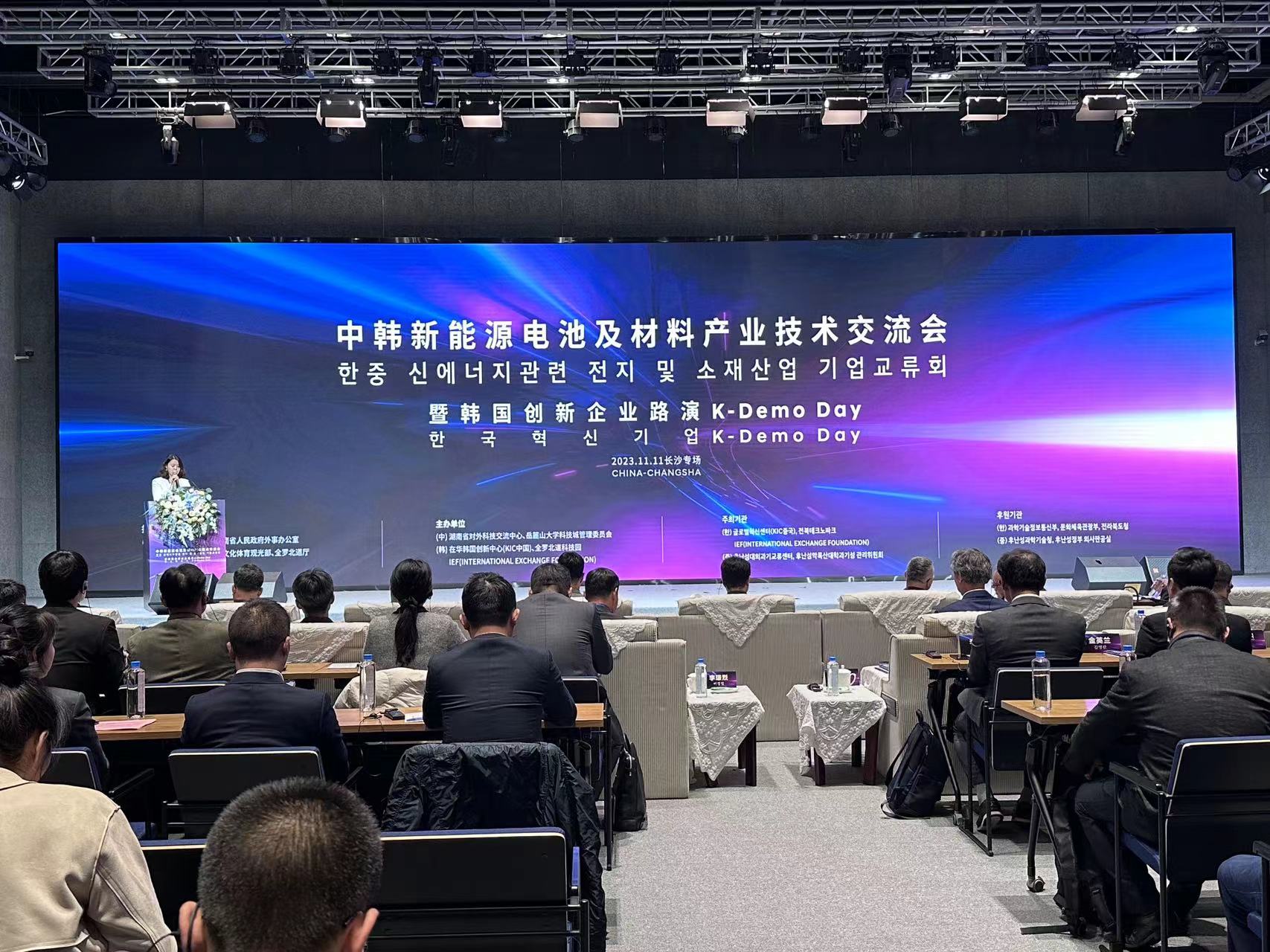 中韓新能源電池及材料產(chǎn)業(yè)技術交流會長沙專場順利舉行，深度碰撞技術火花